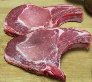 Cotes échine (3) de porc noir gascon
