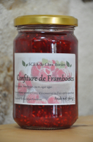 Confiture de framboises - bocal 360 gr