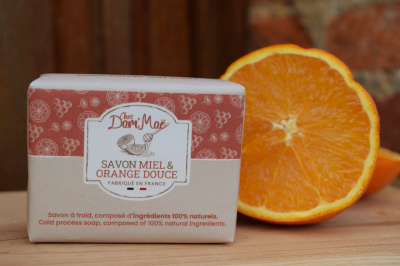 Savon miel orange douce