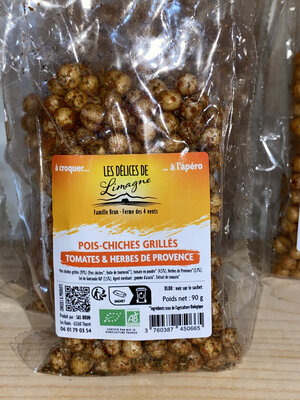 Pois chiches grillés tomate-herbes provence  