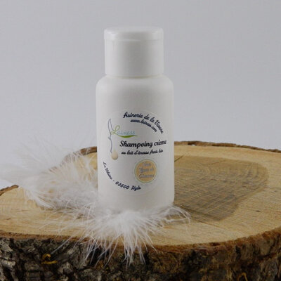 Shampoing crème lait d'ânesse frais bio 50ml