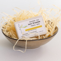 Savon de poche au lait d'ânesse miel 50g