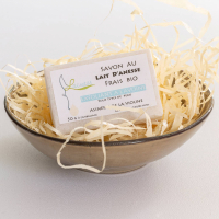 Savon de poche au lait d'ânesse exfoliant 50g