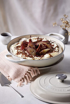 Pavlova poire chocolat