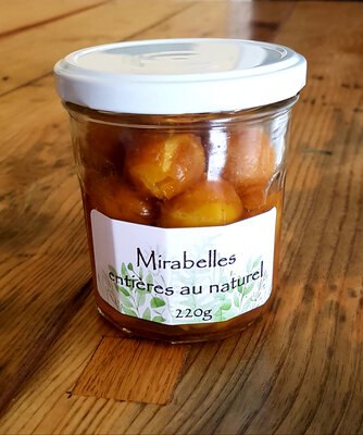 Mirabelles au naturel