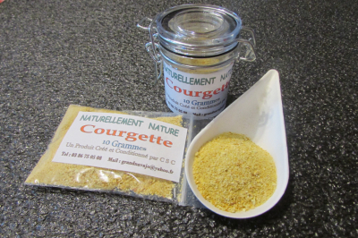 Poudre de courgette