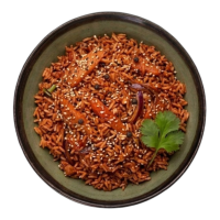 Riz jasmin du cambodge sauté à la tomate