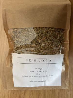 Feuilles de thym séchées