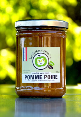 Purée pomme- poire bio 750g