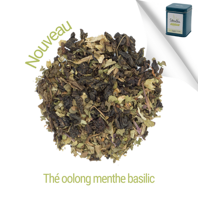 Sur les chemins thé oolong menthe basilic
