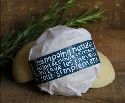 Shampoing lait de chèvre et romarin