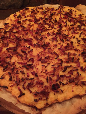 Pogne de taillons (tarte aux pommes de terre)