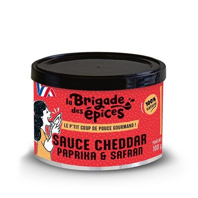 Sauce déshydratée cheddar & paprika
