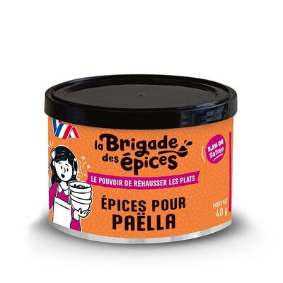 Epices pour paëlla au safran (3,2%)