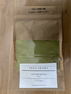 Thé vert matcha