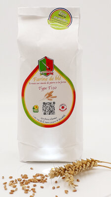 Farine de blé - t130 - 1kg