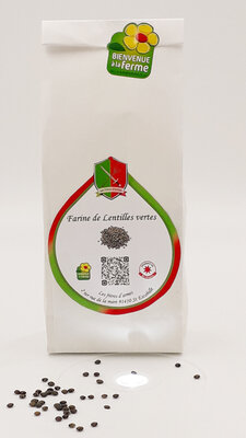 Farine complète de lentilles - 500 gr