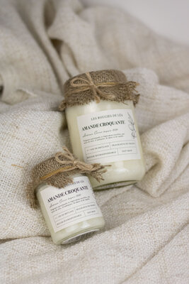 Bougie parfumée amande croquante