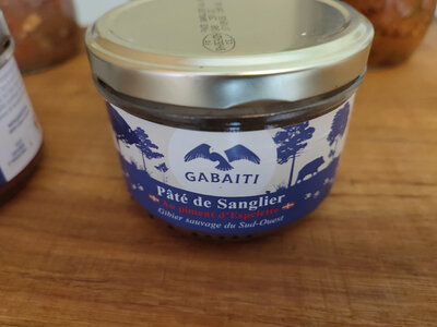Pâté de sanglier sauvage piment d'espelette