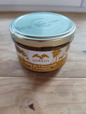 Pâté de chevreuil sauvage à l'armagnac
