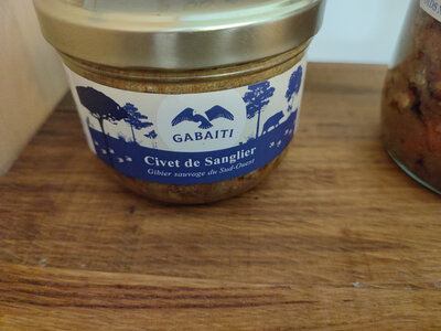 Civet de sanglier sauvage 380g