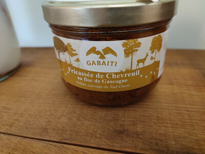 Fricassée au floc de chevreuil sauvage 380g