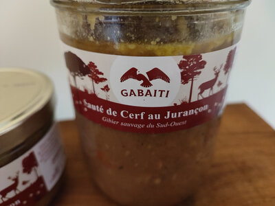Sauté de cerf au jurançons 765g