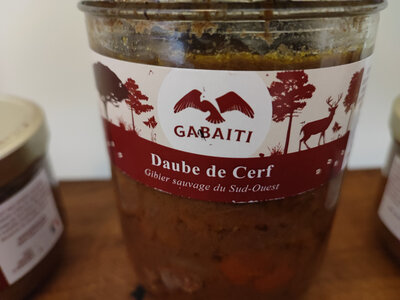 Daube de cerf sauvage 765g