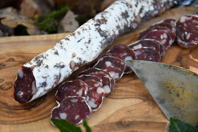 Saucisse sèche de chevreuil sauvage