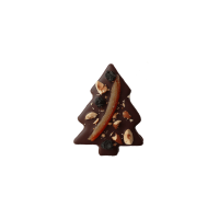 🎄 sapin praliné croustillant - noir 70 %