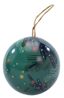 Boîte boule 'foret enchantée' vert