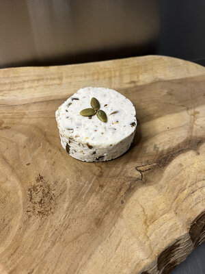 Chèvre graines de courge torréfiées