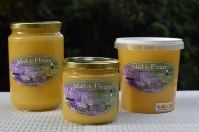 Miel de fleurs d'été crémeux