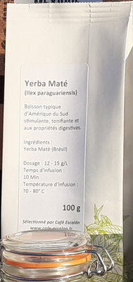 Yerba maté (ilex paraguariensis)