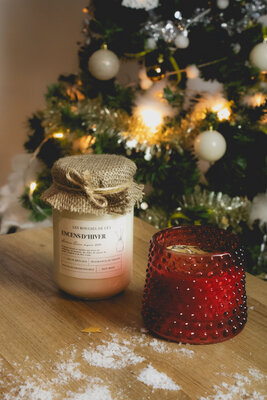 Bougie parfumée encens d'hiver