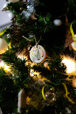 Suspension végétale thé de noël