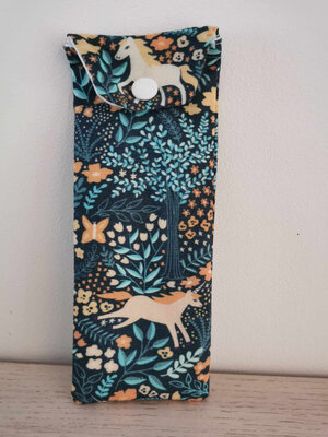 Pochette à brosse à dents 'licornes'