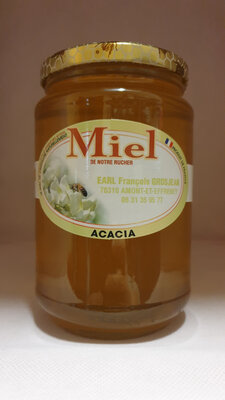 Miel d'acacia 1kg pot en verre