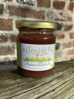 Confiture fraises rhubarbe