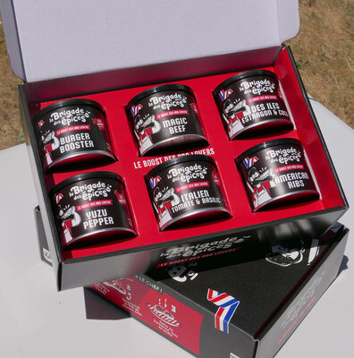 Coffret de 6 mélanges d'épices pour barbecue
