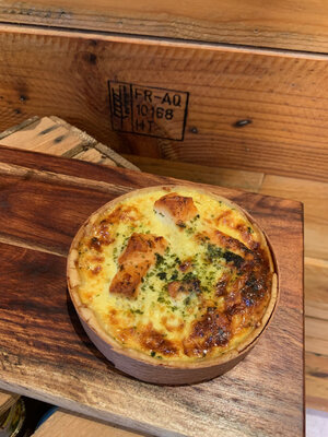 Quiche saumon/ poireaux
