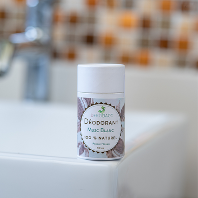 Déodorant musc blanc 100% naturel