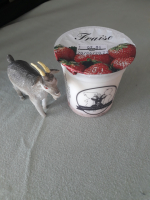 Yaourt chèvre fraise
