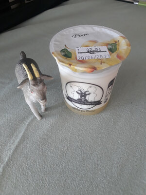 Yaourt chèvre poire