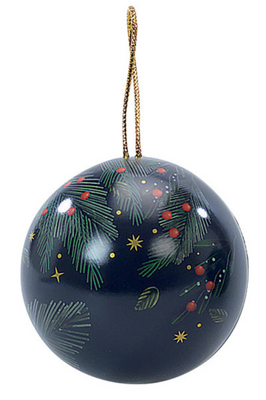 Boîte boule 'foret enchantée' bleue
