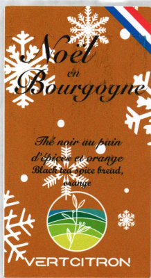 Thé noir ' noël en bourgogne
