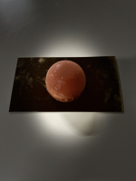 Dôme vanille coeur fraise meringué