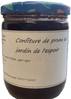 Confiture de prune du jardin espoir