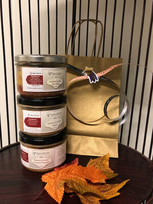 Assortiment de 2 rillettes et une galantine