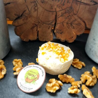Chèvre frais aux écorces d'orange